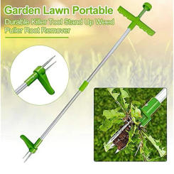 TAIMIMEI Portable Weed Puller Manual Weeder Garden Weeding Standing Weeder Free Rooting Shovel Outdoor Remover Weed Tool