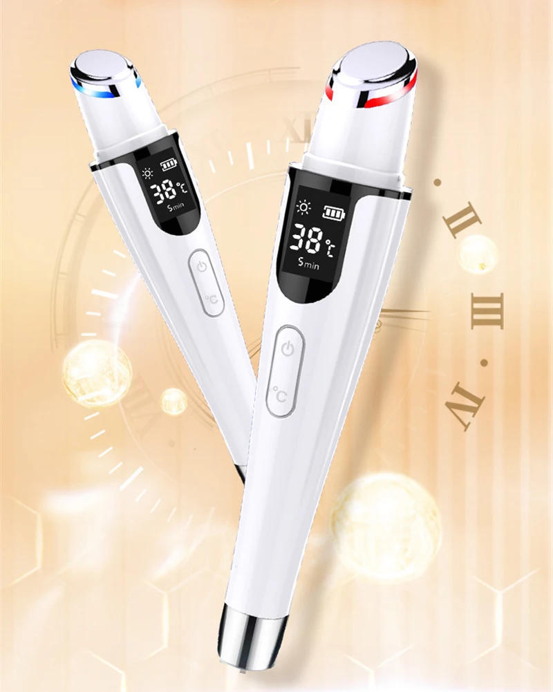 Description Picture 3 of itemElectric Eye Beauty Instrument Photon Therapy Skin Rejuvenation Vibration Heating Remove Wrinkle Facial Lifting Eye Massage Tool