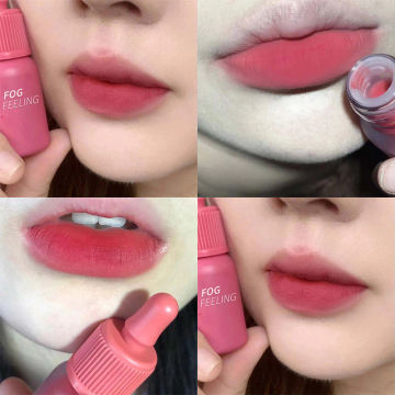 8 colors Moisturizer Non-Stick Cup Lipstick Velvet ink Matte Dyeing Lip Gloss Waterproof Long Lasting Lip Tint Korean Cosmetics