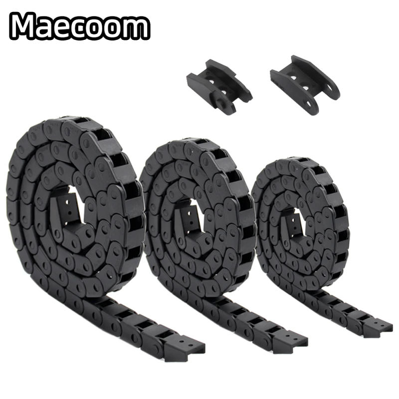 Description Picture 2 of itemCable Chain 7x7 10x10 10x15mm  L1000mm Cable Drag Chain Wire Carrier With End Connectors for CNC Router Machine 3D Printer Parts