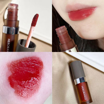 Cute Moisturizing Mirror LipGlaze Jelly Waterproof Lasting Lipsticks Non-stick Cup Sexy Red Lip Mud Tint Makeup Korean Cosmetics