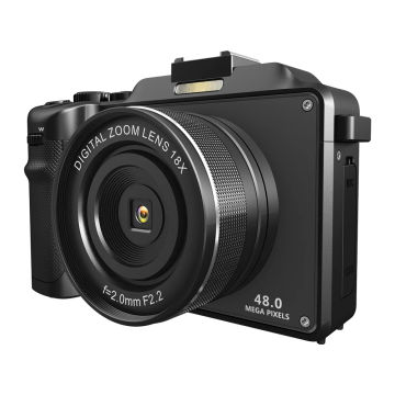 4K 48MP Digital Camera For Tiktok Photography Front Rear Dual Lens Selfie Camcorder Recorder 18X Auto Focus Youtube Webcam