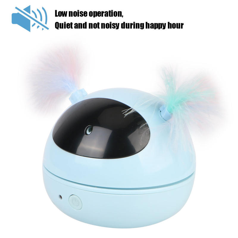 Description Picture 5 of item360 Degrees Rotating Laser Light Electric Robot Teasing Cat Smart Cat Toys Funny Cat Stick Feather