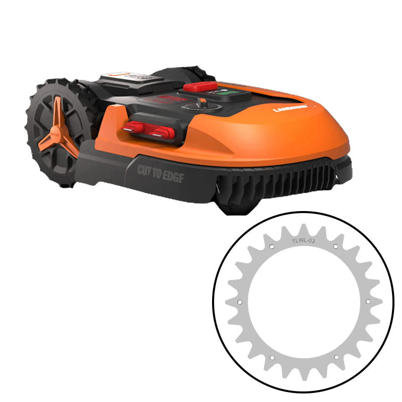 Description Picture 6 of itemRobotic Lawn Mower Traction Improved Wheel Training Wheels For Worx Plus L  Lawn Mowers Replacement Accessories Stainless Steel