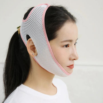 Breathable V Face Cheek Lift Up Band Face Thin Mask Reduce Double Chin V-Line Shaping Bandage Anti Wrinkle Tension Firming Belt