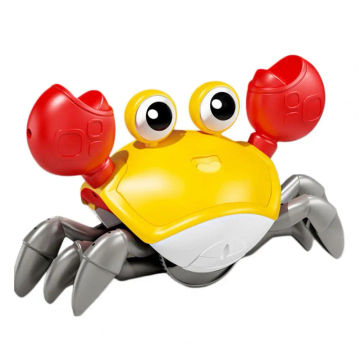 Dog Entertainment Toy Engaging Entertaining Pet Toy Crawling Crab Toy Fun Music Lights Sensor Escape Educational for Pets