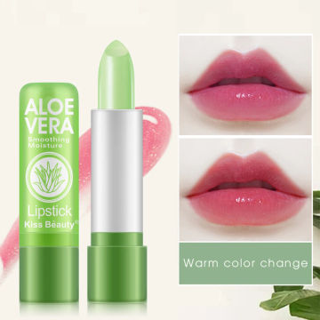 Crystal Color Change Lip Balm Long-lasting Moisturizing Lipstick Rose Peach Girl Lip Balm Change Lipstick Lip Care Beauty Makeup