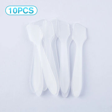 10 Pcs Mini Cosmetic Spatulas Scoop Face Cream Makeup Mask Mixed Spoon Beauty DIY Tools Eye Facial Makeup Applicator Sticks