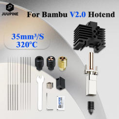 Upgrade For Bambu Hotend Cht Nozzle Hardened Steel Heater and Thermistor For Bambu Lab X1C P1P P1S V2 Hotend Bi Metal Heatbreak