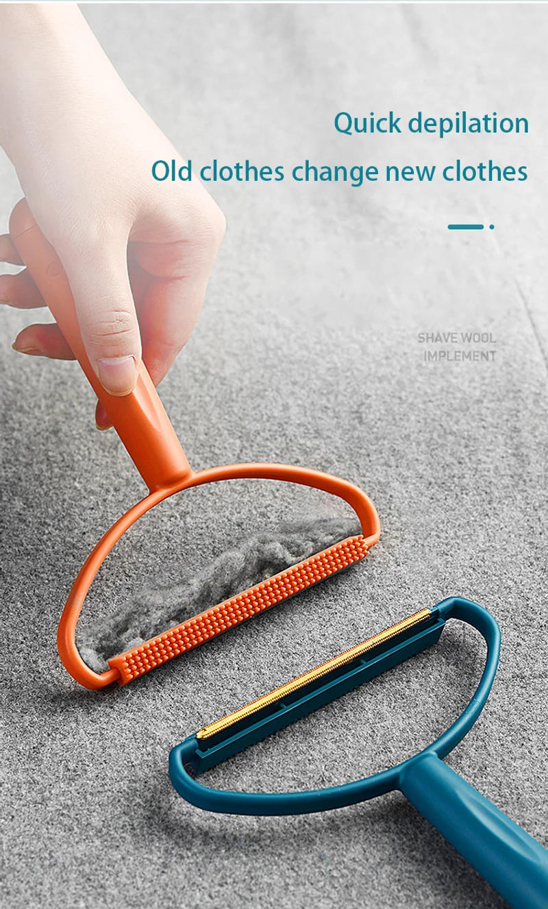 Description Picture 6 of itemPortable Lint Remover For Clothing Fuzz Fabric Shaver Carpet Coat Sweater Fluff Fabric Shaver Brush Clean Tool Manual Fur Remove