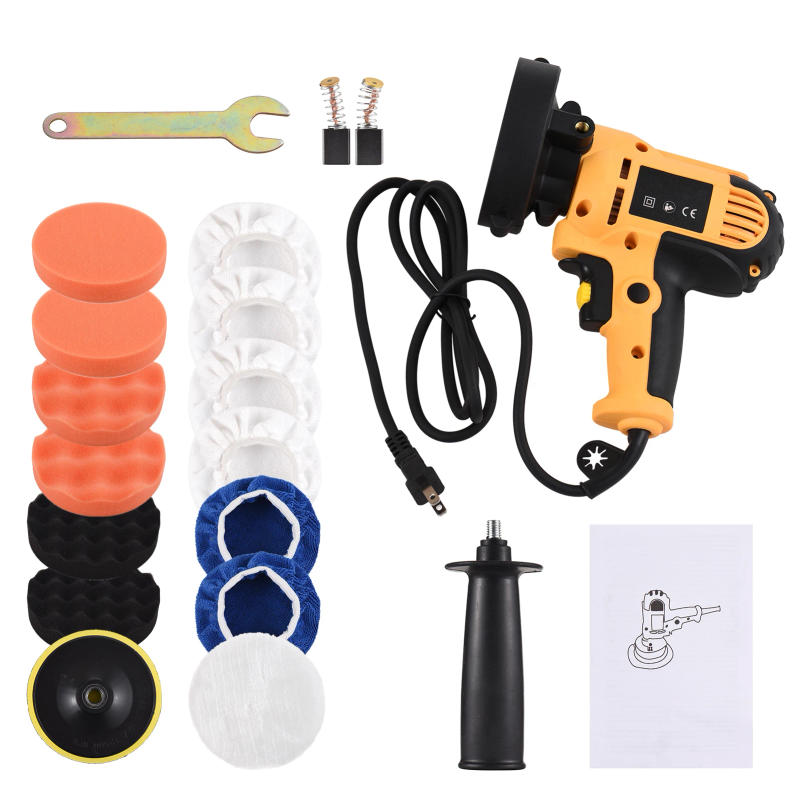 Description Picture 5 of itemGeevorks 5-inch Electric Car Polishing Kit 700W Auto Car Buffer 600-3700RPM Variable Speed Polisher Waxing Machine Power Tools