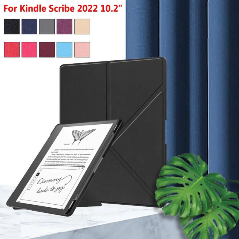 Description Picture 2 of itemFor Kindle Scribe 2022 Smart Case 10.2 inch Multi-folding Stand Cover Magnetic Shockproof Full Protection Shell Auto Wake/Sleep
