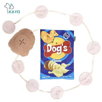 Interactive Dog Puzzle Toys Pet Snuffle Toy Slow Feeder Encourage Natural Foraging Skills Training Educational Toys Pet Supplies