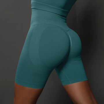 Seamless Shorts for Women Yoga Shorts Push Up Booty Workout Gym Shorts Fitness High Waist Sports Short Women Clothing