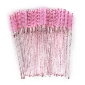 50PCS Eyelash Brush Disposable Eyelash Extension Brushes for Eye Lash Cleaning Mascara Wands Applicator Lip Brush Makeup Tool