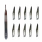 1 handle10pcs No.11