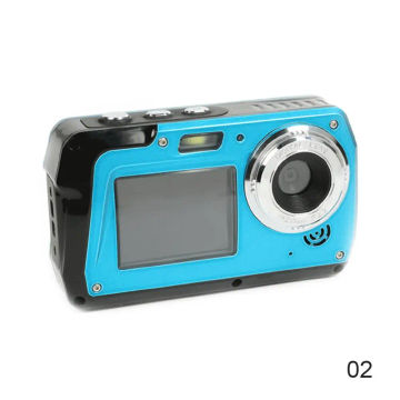 Professional 48MP Underwater Camera 16 Zoom Point Shoots Sports Waterproof Digital Camera HD 1080P Dual Screen Video Camcorder