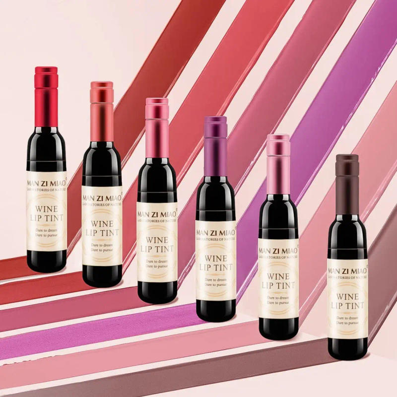 Description Picture 3 of itemLong Lasting Matte Waterproof Lipstick for Women Makeup Wine Bottle Lip Gloss Wholesale Lipstick Free Shipping Tint Lips Beauty