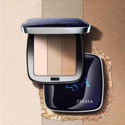 ZEESEA 3 Colour Highlighting & Contouring Shadow Face Powder Palette All-in-One Hairline Nose Shadow SMulti-Purpose Foundation