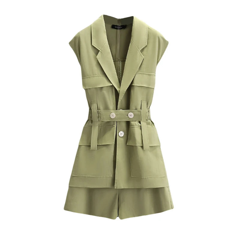 Summer Office Two Piece Set Women