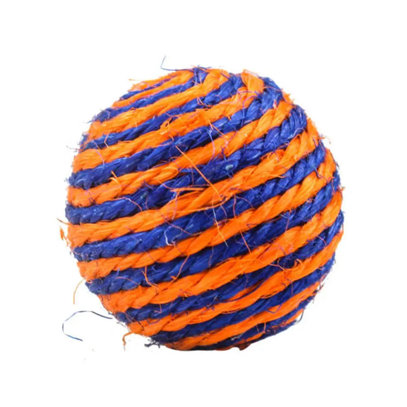 Description Picture 2 of itemPet Toy Sisal ball Dog Toys Cat Toys Rope Weave Ball Chewing Catch Interactive Training Toy Dog Cat Accessories Pet Supplies