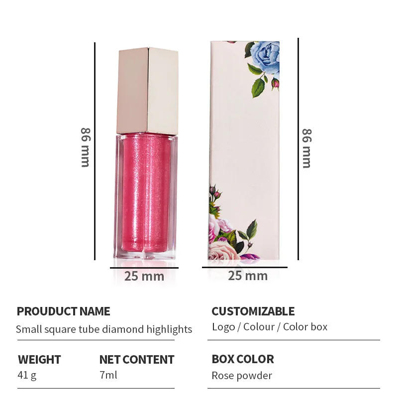 Description Picture 6 of itemMakeup Lip Plumper Gloss Moisturizing Fent Glow Gloss Bomb Universal Lip Luminizer Long lasting glitter Lipgloss Liquid Lipstick