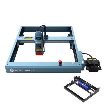 SCULPFUN SF-A9 Laser Engraving Machine With Automatic Air Assist 400*400mm Working Area 20W/40W CNC Laser Cutter and Engraver