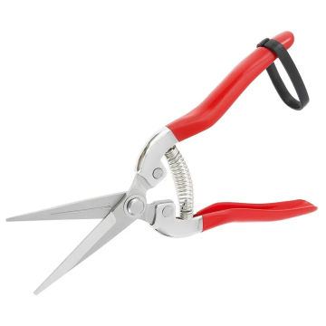 Gardening Hand Pruner Micro-Tip Pruning Snips Leaf Trimmer Straight Florist Scissor for Plants Garden Scissors Pruning Shears