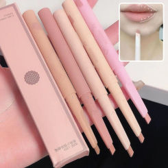 1Pcs Matte Smooth Lip Liner Pen Makeup Waterproof Lasting Contouring 3D Lips Lip Stick Pencil Nude Pink Lip Tint Lips Cosmetic