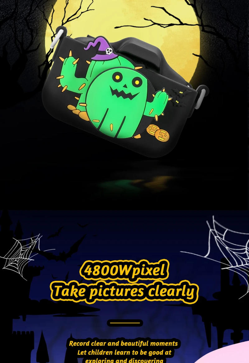 Description Picture 5 of itemNew Children 1080P HD Screen Cartoon Cute Camera Kids Camera Digital Camera Intelligence Video Toy Boy Girl Children's Gift