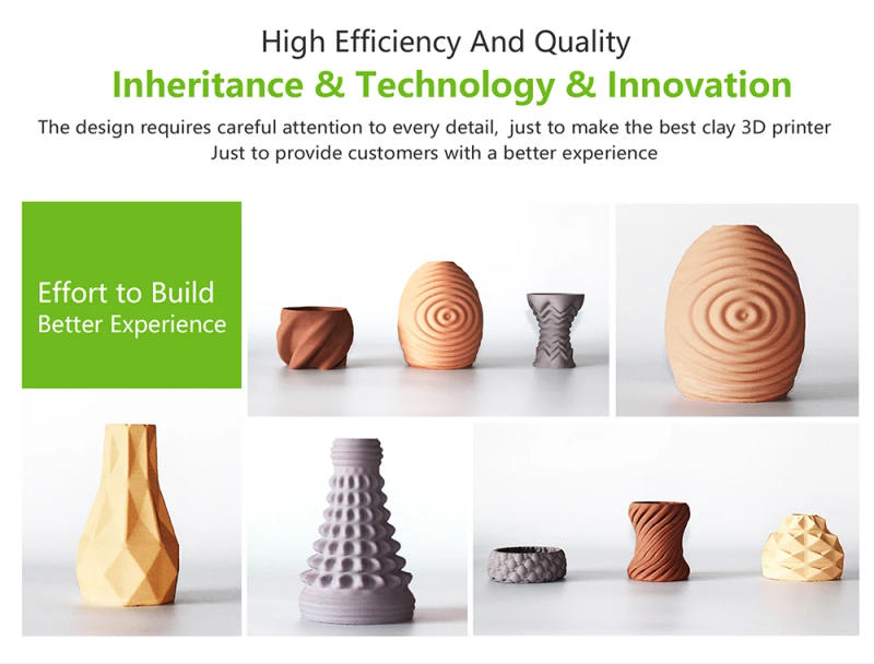 Description Picture 3 of itemTronxy Moore 2 Pro Clay 3d Printing Ceramic & Clay 3d printer 255*255*260mm with Feeding system electric putter