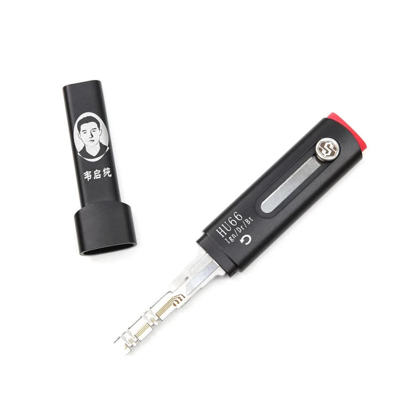 Description Picture 6 of itemOriginal Super Quick Tool HU66 2.0 Pro Twist Decoder with Handle Locksmith Supplies Hardware Tools