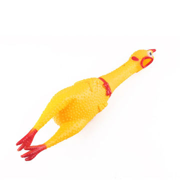 16/30CM Screaming Chicken Pets Dog Toys Squeeze Squeaky Sound Funny Toy Safety Rubber For Dogs Molar Chew Toys Игрушки для собак