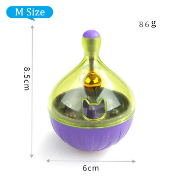 Interactive Dog Cat Food Treat Ball Bowl Toy Funny Pet Shaking Leakage Food Container Puppy Cat Slow Feed Pet Tumbler Toy