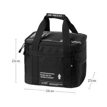 20L Camping Bag Large Capacity Storage Bag Picnic Meal Bag Cookware Tableware Handbag Lamps Pot Gas Stove Gas Tank Storage Bag