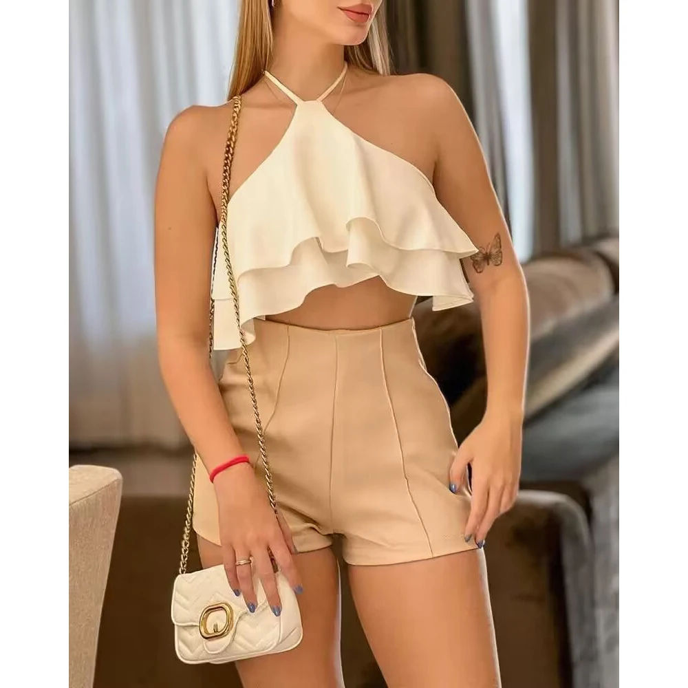 Sexy Two Piece Set Women Fashion