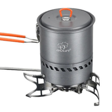 Bulin Camping B15+S2400 Stove Set BL100-B15 Folding Cooking Gas Stove Camping Cookware Split Gas Furnace with Picnic Pot