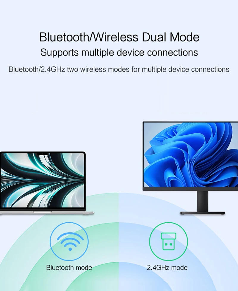 Description Picture 5 of itemHUWEI Rechargeable Bluetooth Mouse For Macbook Air Pro Retina 11 12 13 14 15 15.6 Xiaomi Hp Lenovo Laptop Wireless Gaming Mouse