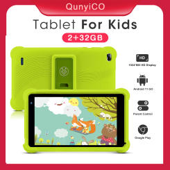 7 Inch Android Kids Tablet PC For Study Education Children Tablet With Silicone Case 2+32GB Google Play WiFi Tablet with Holder