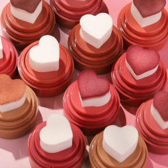 Heart Shape Face Cushion Blusher Cheek Rouge Nourishing Nude Makeup Brightening Complexion Repair Cosmetics Maquiagem