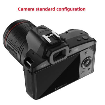 4K Professional Camcorder 64 Million Pixels Wifi DSLR Digital Recorder Night Vision Camera 16X Time-Lapse Webcam Stabilizer Cam