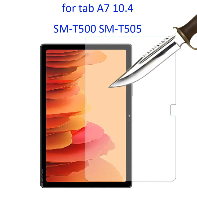 Description Picture 4 of item3PCS tempered glass screen protector for Samsung galaxy tab A9 A8 10.5 A7 10.4 SM-T500 SM-T505 2020 A7 lite 8.7 protective film