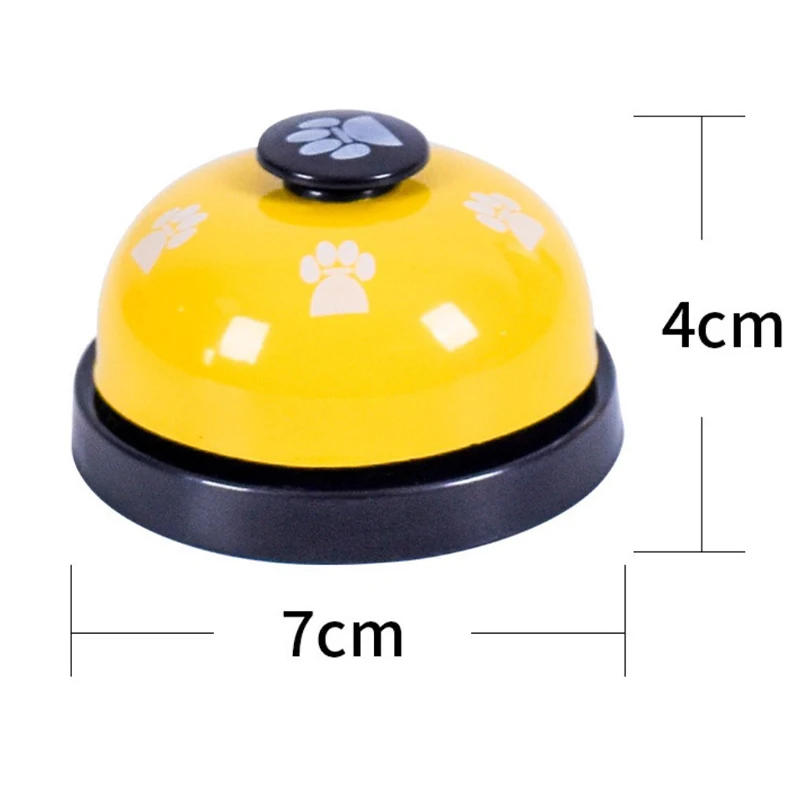 Description Picture 3 of itemPet Toys Bell for Dogs Cat Training Interactive Toy Called Dinner Small Bells Footprint Ring Trainer Feeding Reminder