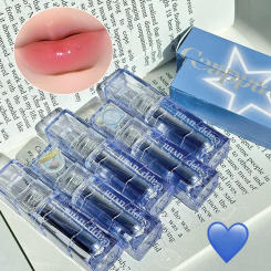 Mirror Shimmer Lip Glaze Clear Liquid Lipstick Water Lip Gloss Light Lipgloss Lip Oil Nude Red Lip Tint Non-stick Cup Makeup