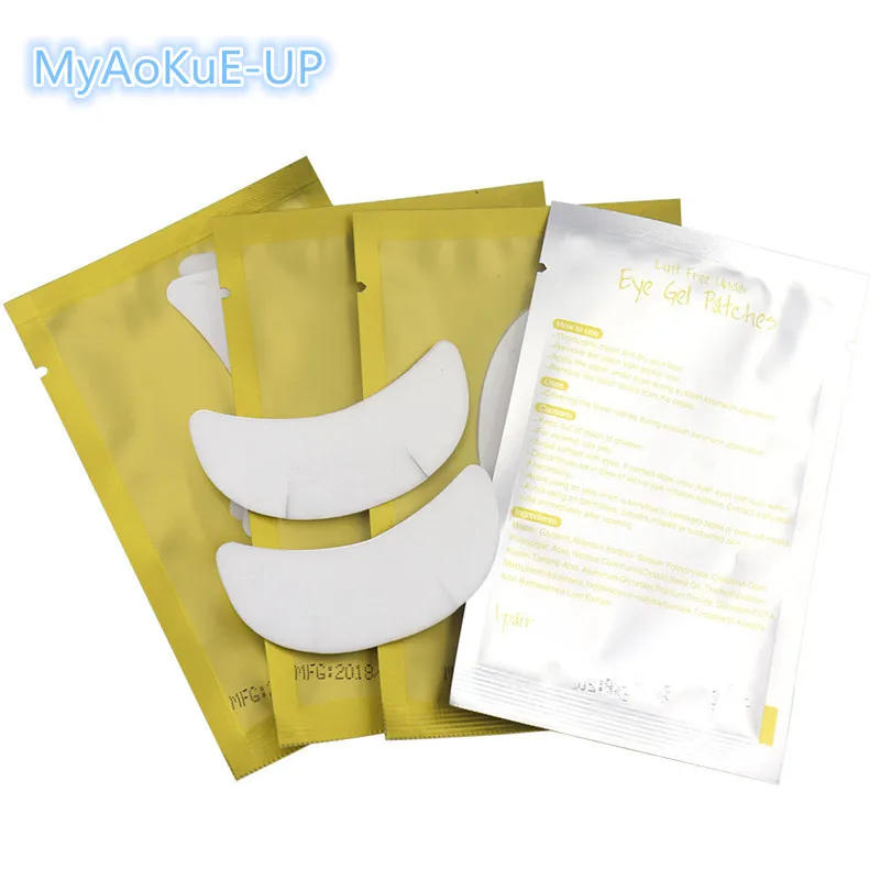 Description Picture 4 of item50 pairs/pack Under Eye Pads New Paper Patches Eyelash Extension Eye Tips Sticker Wraps women Make Up Tools
