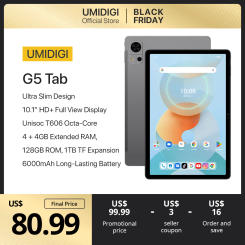 NEW ARRIVAL UMIDIGI G5 Tab Smart tablet Android 13 10.1