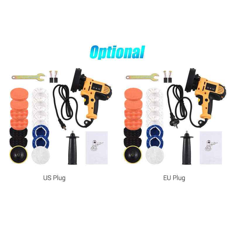 Description Picture 4 of itemGeevorks 5-inch Electric Car Polishing Kit 700W Auto Car Buffer 600-3700RPM Variable Speed Polisher Waxing Machine Power Tools