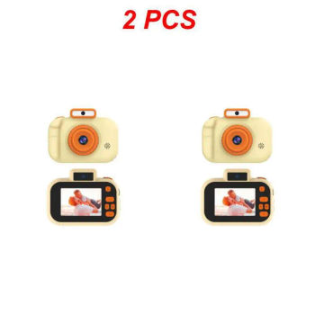 1/2/3PCS Children's Digital Camera Front Rear Dual-camera 2 Inch IPS Screen USB Charging with Lanyard Portable Toddler Camera