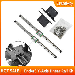 Ender3 Y Axis Linear Rail Guide Upgrade Kit MGN12H Stainless Steel Guideway Slider Improve Speed, Smooth For Ender3/V2/Pro