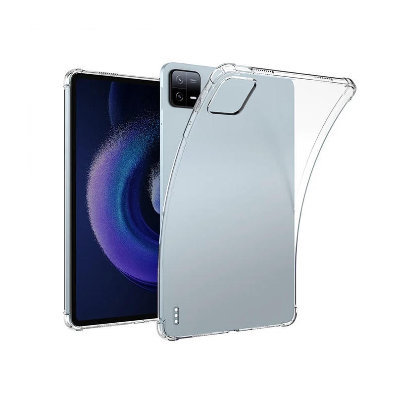 Description Picture 2 of itemAJIUYU Case For Iconic Brand Pad 6 Pro 11 inch Tablet MiPad 5 Cover Transparent TPU Silicone Soft Shell Four Corner Airbag Anti Drop